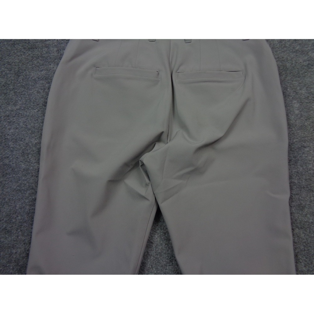 State & Liberty Tech Pants Mens 33x31 Light Grey 4 Way Stretch Nylon Performance - Picture 8 of 13